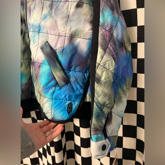 NWT FP MOVEMENT BY FREE PEOPLE PIPPA PRIMALOFT PRINTED PACKABLE PUFFER JACKET - Picture 3 of 16